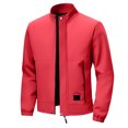 thumbnail image 2 of Letdown Men's Jackets -Bomber Jacket Fall Winter Warm Full Zip Casual Coats Lightweight Windbreaker_Sport Coat Travel Outwear, 2 of 4