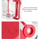 thumbnail image 5 of Dispensador de masa para panqueques, máquina para hacer masa para panqueques, cupcakes y waffles, mezclador manual de panqueques y dispensador de masa, utensilios esenciales para hornear en la cocina, 5 of 8