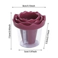 thumbnail image 4 of Spiral Curler Sharpener Crinkle Cutter Stainless Steel Carrot Flower Salad Decorating Maker Peeler for Fruits and Vegetable, Mini Funnel Spiral Slicer with Non- Salient Point, 4 of 8