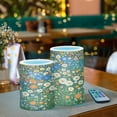 thumbnail image 3 of Yayeee Flameless Candles with Remote Flickering Battery Operated Multi Color Changing, Orange Floral Garden, 3 of 7