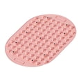 thumbnail image 3 of Zentra Acupressure Mat with Foot Pressure Points, Non-Slip Feet, Pressure Point Massage Pink, 3 of 9