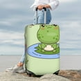 thumbnail image 7 of Yiaed Frog Amanita Mushroom Print Travel Luggage Cover Suitcase Protector Covers Elastic Luggage Anti-scratch(No luggage included）-Medium, 7 of 7