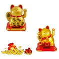 thumbnail image 4 of 2.5 Japanese Solar Wave Hand Lucky Cat, Car Decorations, New Year Decorations, 4 of 9