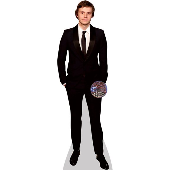 Evan Peters (Black Suit) Lifesize Cardboard Cutout Standee
