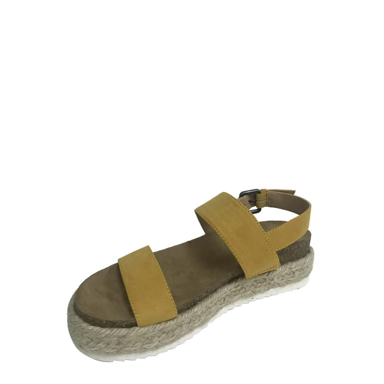Women Big Buddha Jute Sandal Walmart
