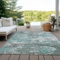 thumbnail image 6 of Addison Rugs Chantille Indoor/Outdoor Transitional Modern Seafoam Washable Rectangle Rug, 10' x 14', 6 of 6