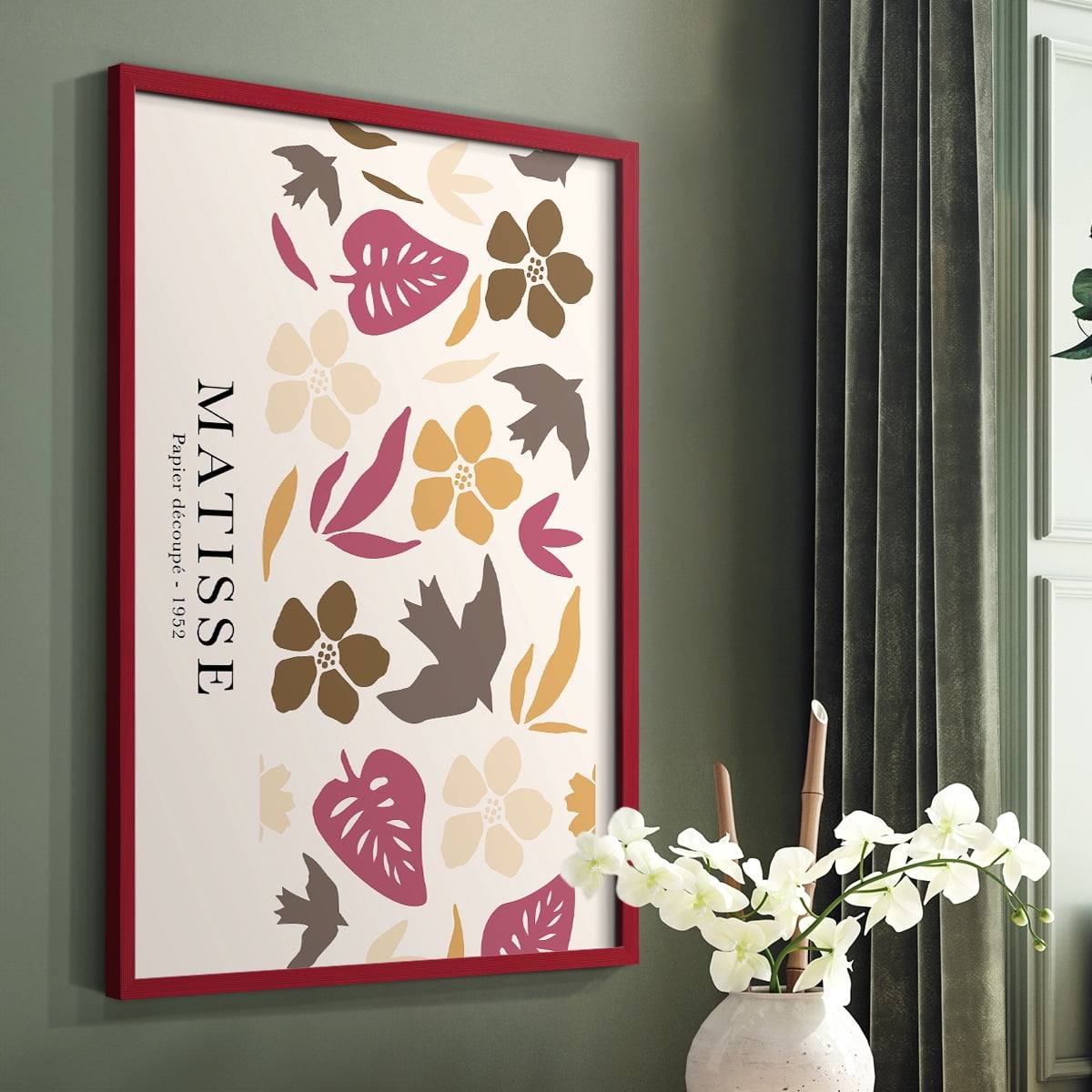 Matisse CCLVI in Solid Wood 11 x 14 Framed Print