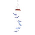 thumbnail image 1 of Lishi Colorful Outdoor Waterproof Solar Panel LED Butterfly Wind Chimes, 1 of 13