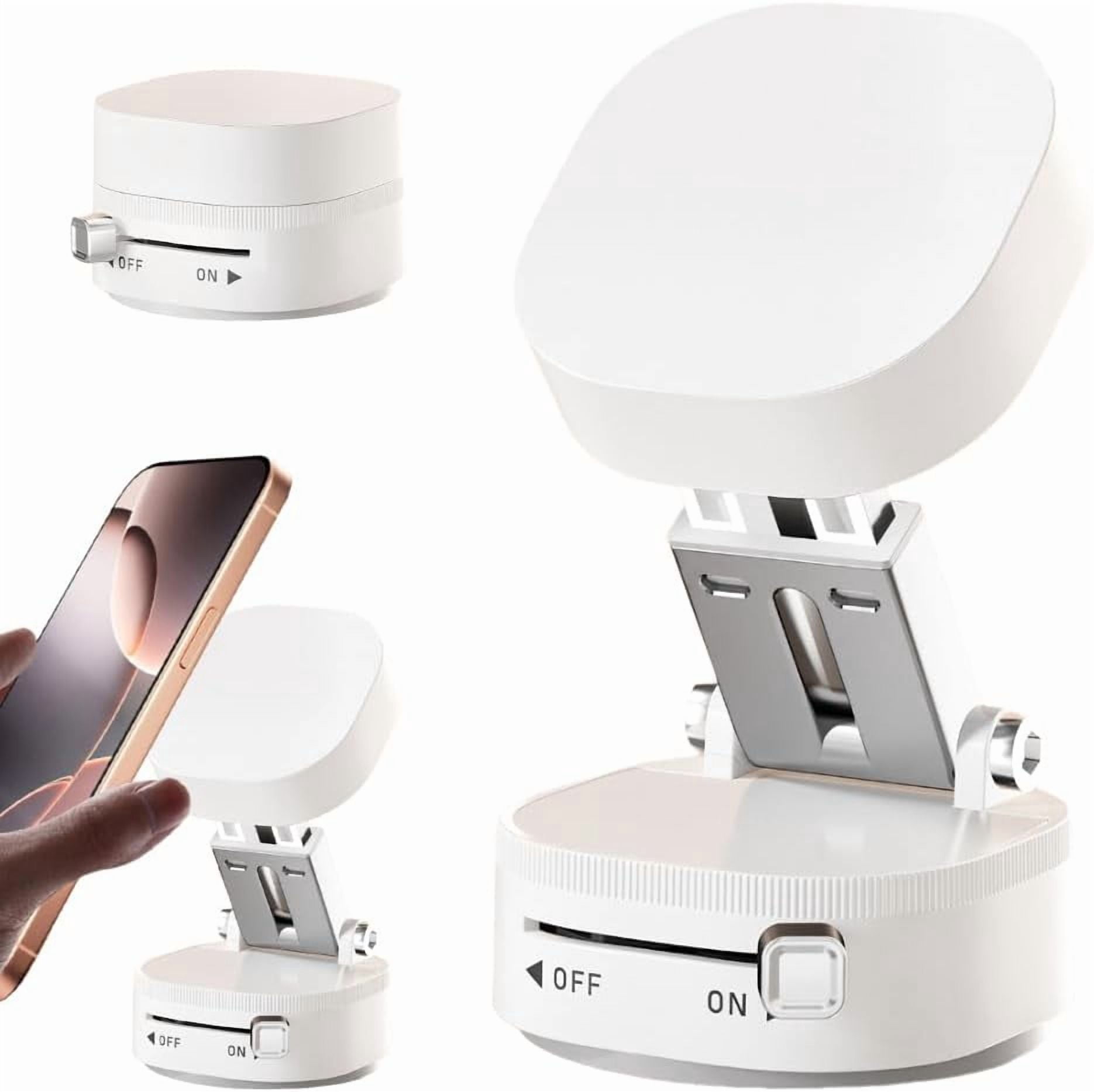 Magnetic Suction Phone Holder, 2026 New Magnetic Phone Holder, Adjustable Suction Phone Mount, Portable Universal Collapsible Magnetic Phone Stand Car Mount