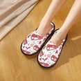 thumbnail image 6 of Fotbe Fire Truck Pattern Women's Fuzzy Slippers Plush Slippers Fluffy Winter House Shoes Indoor and Outdoor-Large, 6 of 8
