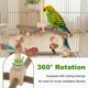 thumbnail image 3 of Perchas para Aves Rotativas de Bargains Únicos, Percha de Madera Natural con Juguete para Masticar, Juguetes para Aves Pequeñas y Medianas, Color Madera Natural Grande, 1 Set, 3 of 7