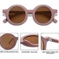 thumbnail image 2 of Cute round polarized sunglasses for kids girls boys, beach vacation, 2 of 4