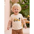 thumbnail image 4 of BemeyourBBs Toddler Baby Boy 2nd Birthday T-Shirt Baby Boys 2 Years Old Birthday Clothes Construction Theme Print Short Sleeve Summer T Shirt Pullover Tee TopsToddler Birthday Party Outfit, 4 of 9