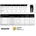 thumbnail image 2 of TEXFIT 2-Pack Men's Jogging Pants with Side Pockets, Elastic Bottom, Soft Fleece Sweat Pants (Black/Navy, Small), 2 of 7