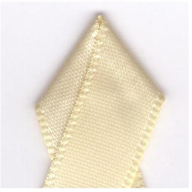 Papilion R074300230824100Y .88 in. Single-Face Satin Ribbon 100 Yards - Buttermilk