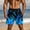 Light Blue, variant on Mens Flame Graphic Basketball Shorts Cool Retro Running Athletic Shorts Drawstring Waist Casual Track Shorts