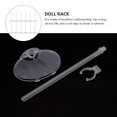 thumbnail image 3 of FRCOLOR doll rack 36pcs Practical Doll Stand Transparent Display Rack Plastic Storage Bracket,8.27"X3.94"X2.95", 3 of 5