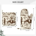 thumbnail image 4 of Disketp Western Desert Cowboys2 Oven Mitts And Potholders Bbq Gloves-Oven Mitts And Pot Holders With Recycled Infill Silicone Non-Slip Cooking Gloves For Cooking Baking Grilling, 4 of 9