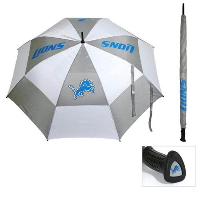 Team Golf 30969 Detroit Lions 62 in. Double Canopy Umbrella