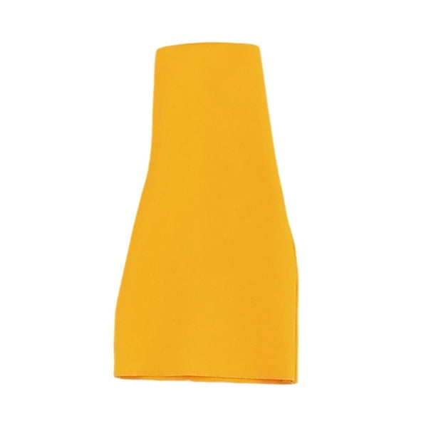 Vestido sin espalda para muñeca femenina a escala 1/6, accesorio de ropa para disfraz de muñeca femenina, falda de cadera Amarillo intenso