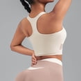 thumbnail image 3 of cocolona Womens Summer Workout Crop Tank Tops Outdoor Running Lightweight Shirts Sleeveless Crew Neck Patchwork Exercise Slim Fit Tees Basic Yoga Blouses, 3 of 4