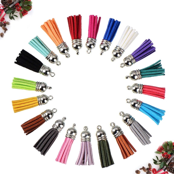 CTIRCHIU 50-Piece Assorted Color Alloy Charm Pendant Set for Keychains, Bracelets, Craft Accessories and Jewelry Making