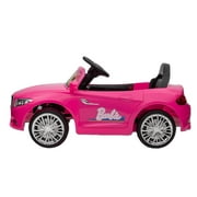 6V Barbie Convertible Ride on Car, Battery Powered Toy, Kids Ages 3+, Remote Control