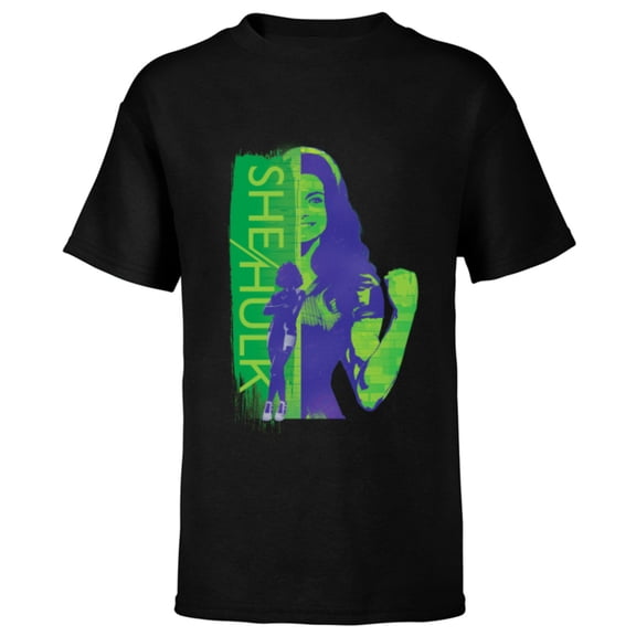 Marvel Studios She-Hulk Disney Plus - Short Sleeve T-Shirt for Kids - Customized-Black