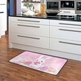 thumbnail image 5 of SKYSONIC Cute Bunny Donut Area Rug 39x20 in, Stain Resistant Comfy Carpet Throw Rug with Elastic Cotton Interlayer for Kitchen Bathroom Living Room Bedroom, 5 of 7