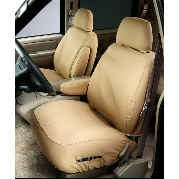 Covercraft Seatsaver Front Row Custom Fit Seat Cover For Select Cadillac Chevrolet Gmc Models Polycotton Taupe Com - Covercraft Polycotton Seatsaver Custom Seat Covers