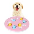thumbnail image 1 of Innovative Multifunction Pet Dog Food Dispenser Anti Choke Bowl Turntable Educational Puzzle ToyPink, 1 of 1