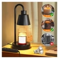 thumbnail image 2 of Candle Warmer Lamp Dimmable Candle Warmer Light Warm White Electric Candle Lamp Warmer with Timer ,Fast Heating, 2 of 6