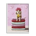 thumbnail image 5 of Stupell Industries Cute Baby Rabbit on Bath Towels Soap Bubbles Graphic Art Framed Art Print Wall Art, 11x14, By Lucia Heffernan, 5 of 5