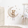 thumbnail image 2 of Adhesivos de pared bonitos con forma de oso y luna para decoración de habitación infantil, 30 x 90 c, 2 of 4