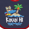 thumbnail image 4 of Inktastic Kauai Hawaii Surfing Boys or Girls Baby Bib, 4 of 4