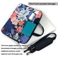 thumbnail image 3 of YFYANG 15.6 inch Universal Laptop Bag Oxford Cloth Laptop Sleeve, Multi-functional Tropical Floral Plant Pattern Notebook Computer Messenger Bag Handbag, 3 of 8