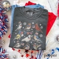 thumbnail image 3 of USA 250th Anniversary Bird Shirt Patriotic American Birds Tee Vintage Independence Day Animal Top USA Gift Tee, 3 of 8