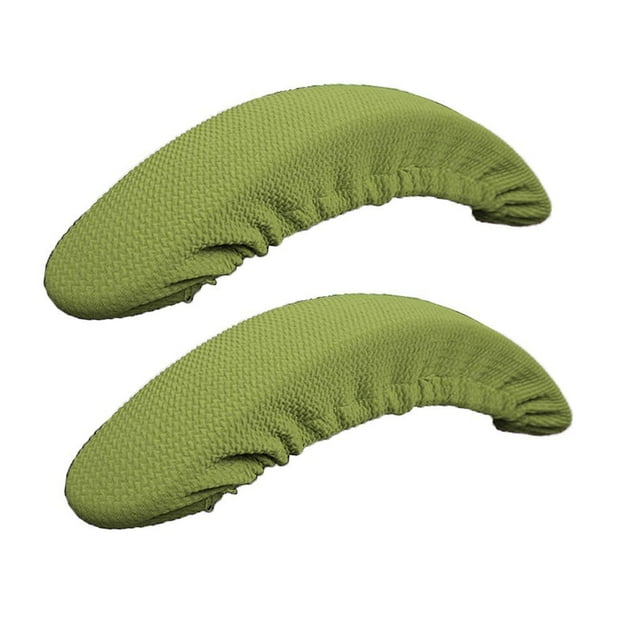 2 Fundas Blandas para Brazos Soledad Verde Silla de oficina Cubierta de reposabrazos