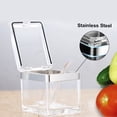 thumbnail image 4 of Ounissouiy Cajas organizadoras de condimentos de 4 piezas, contenedor de condimentos con sello antideslizante transparente con suministros de Organizadores de utensilios de cocina, 4 of 6