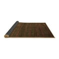 thumbnail image 2 of Ahgly Company Indoor Square Abstract Brown Modern Area Rugs, 7' Square, 2 of 4