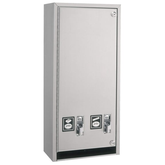 Gamco-282 25 - Surface-Mounted Frameless Napkin Tampon Vendor