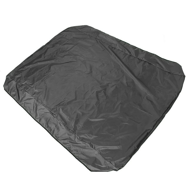 Housse de Remplacement Imperméable et Anti-Poussière pour Balancelle de Jardin Extérieur Noir