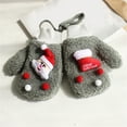 thumbnail image 3 of ZPYESWOW Christmas Mittens for Kids Christmas Gloves for Kids Toddler Kids Christmas Elks Warm Think Knit Winter Girls Boys Baby Gloves, 3 of 3