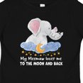 thumbnail image 4 of Inktastic My Meemaw Loves Me to the Moon and Back Elephant Family Boys or Girls Baby T-Shirt, 4 of 5