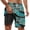 6-Green, variant on Telankuip Camouflage Colour Swim Shorts for Men Summer Stylish Elastic Waisted Drawstring Swim Trunks with Compression Liner Comfortable Quick Drying Lined Pocket Beach Shorts 7-Purple XL