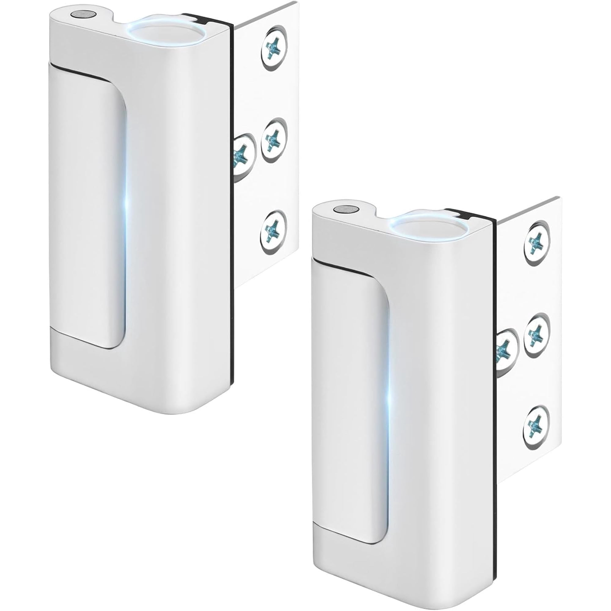 Home Security Door Locks for Front Door Reinforcement Lock Child Safety | Door Lock for Kids Safety Top of Door Flip Extra Lock Latches Withstand 800 Lbs, Night Guardian for Inward Swinging Doors