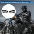thumbnail image 3 of Accesorios para Cascos de Motocicleta Decoración Conejo de Orejas Plegables para Cascos de Motocicleta Bicicleta Esquí Etiqueta de Peluche Negra 1 Set, 3 of 6