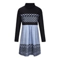 thumbnail image 4 of Vestidos casuales de manga larga con botones y cuello vuelto para mujer de otoño e invierno con bolsillos Fridja  yut2055, 4 of 8
