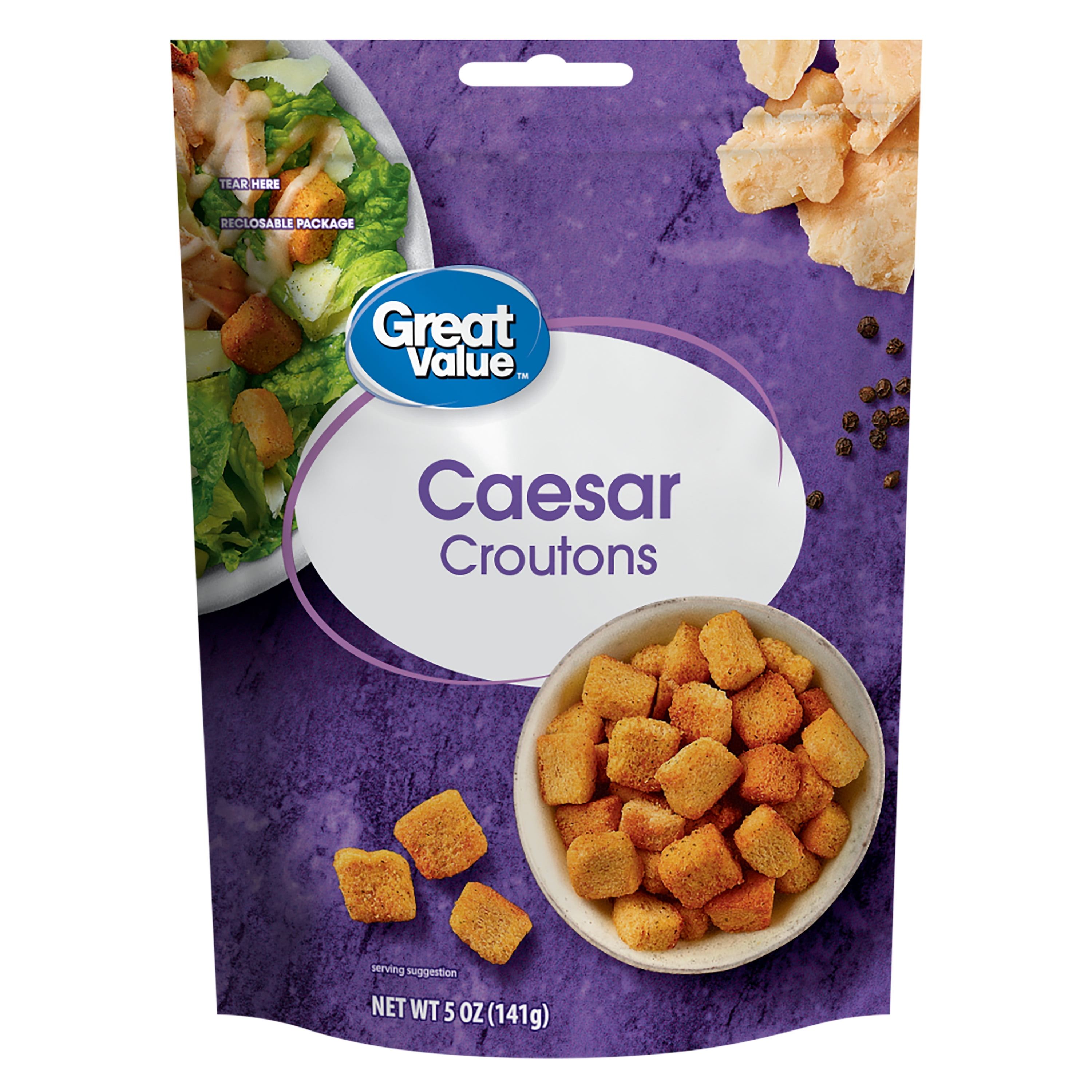 Great Value Caesar Croutons, 5 oz