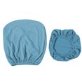 thumbnail image 1 of kurtrusly Pack de 2 Housse de Chaise de Bureau Résistant à l'Usure Lavable Multicolor Style Simple Décoration Chaises Gaine Coussin Dossier Couverture Bleu Azur, 1 of 5